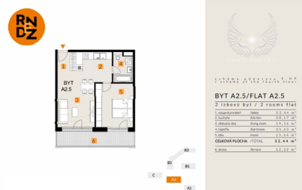 Prenájom 2izbového bytu v komplexe Rendez