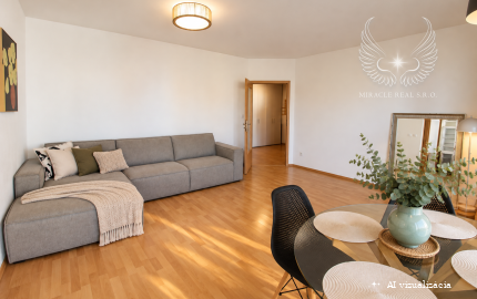 PRIESTRANNÝ 2I BYT (65 m²) S BALKÓNOM A VÝHĽADOM DO PARKU NA ZAČIATKU PETRŽALKY