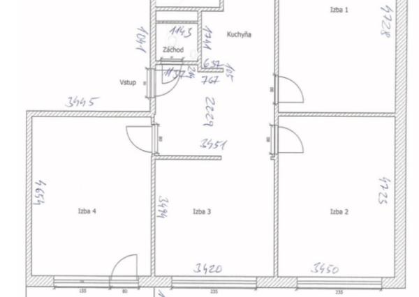 priestranný 4-izbový byt na Kramároch