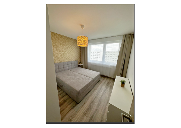 Prenájom 2-izbového bytu s parkovaním – Ovocné sady, Ivanská cesta, Ružinov – Trnávka