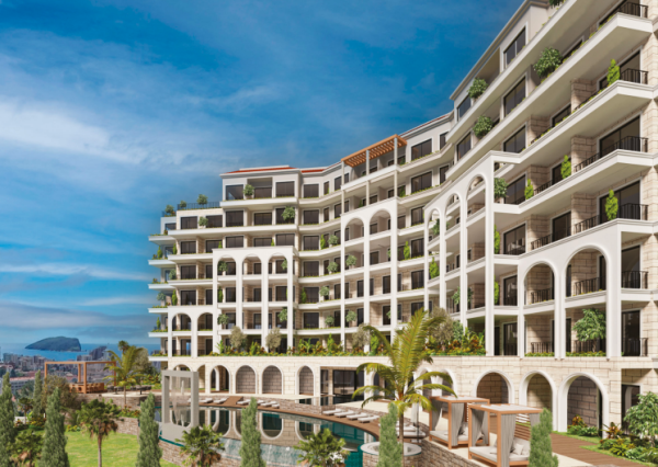 Royal View Resort & Spa City – špičkový komplex, ubytovanie s 5 hviezdičkami v Čiernej Hore