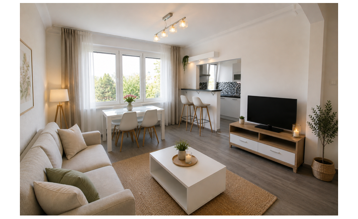 PREDANÉ!!! PRIESTRANNÝ, KOMPLETNE ZREKONŠTRUOVANÝ 3I BYT S BALKÓNOM NA HABURSKEJ - fotografia 7